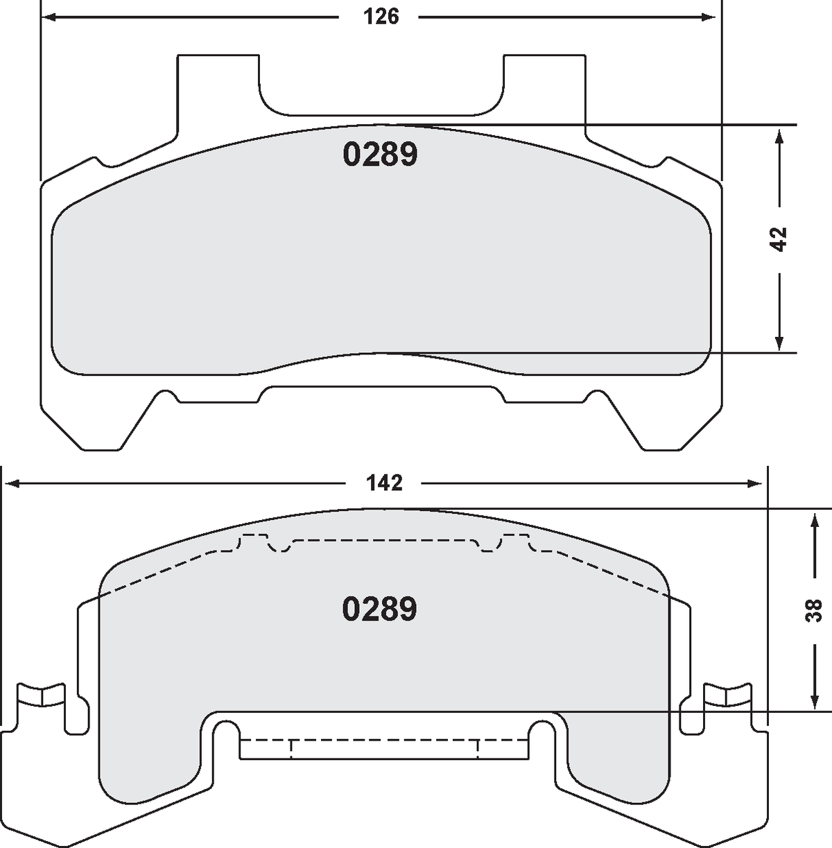 PFC 0289.22 Brake Pads (Z-Rated Compound) Photo-0 