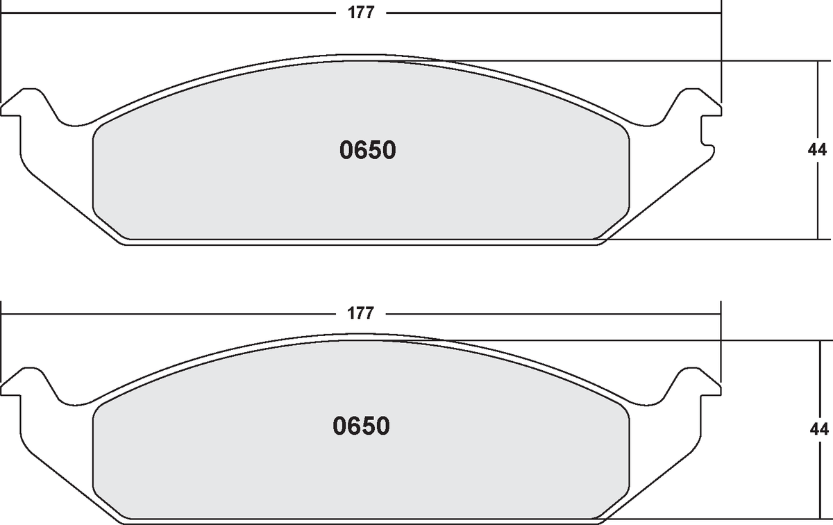 PFC 0650.22 Brake Pads (Z-Rated Compound) Photo-0 
