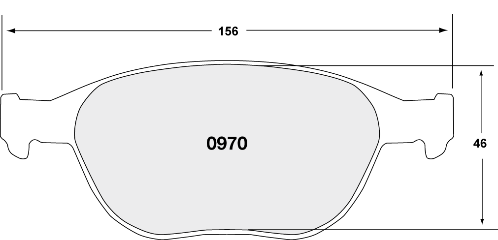 PFC 0970.22 Brake pads Z-RATED CARBON METALLIC front Fiesta Mk 5 ST150 2005- Photo-0 