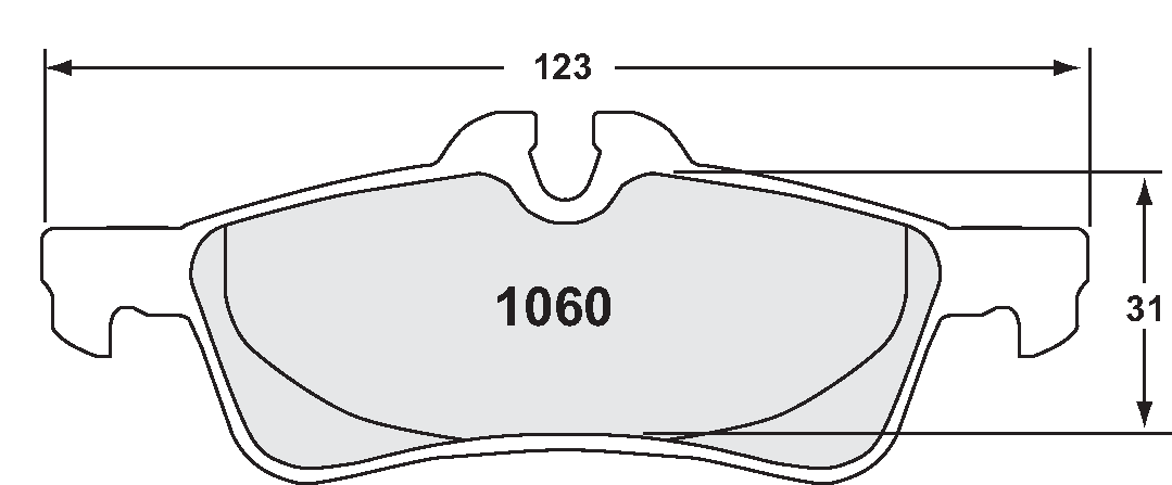 PFC 1060.10 Rear Brake Pads for MINI Cooper JCW (Z-Rated Compound) Photo-0 