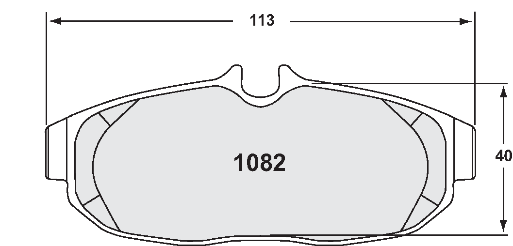 PFC 1082.10 Brake pads Z-RATED rear Mustang 2007 GT500 Photo-0 