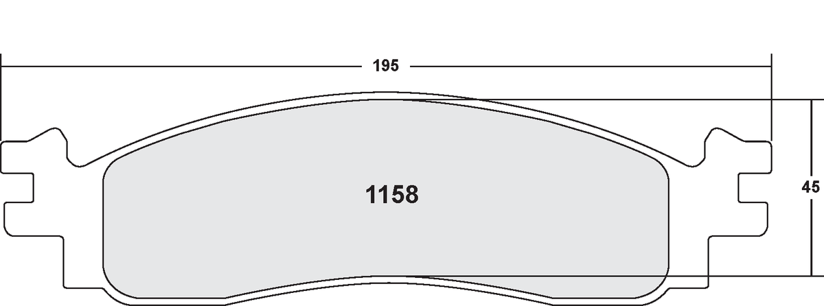 PFC 1158.22 Front Brake Pads for FORD Explorer 2006-2010 (Z-Rated Compound) Photo-0 