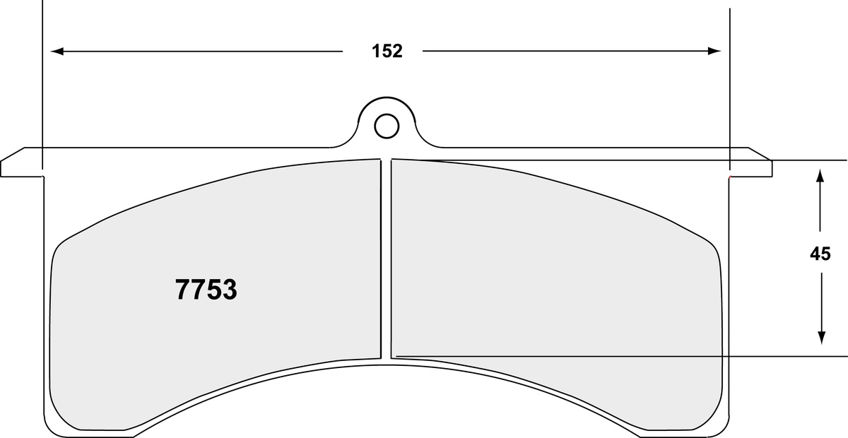 PFC 7753.11.21.44 Brake Pads (11 Compound, 21 mm) Photo-0 