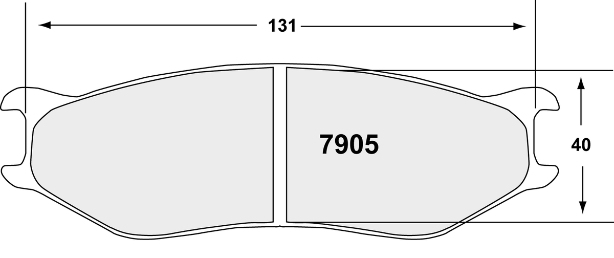 PFC 7905.11.25.44 Brake Pads (11 Compound, 25 mm) Photo-0 