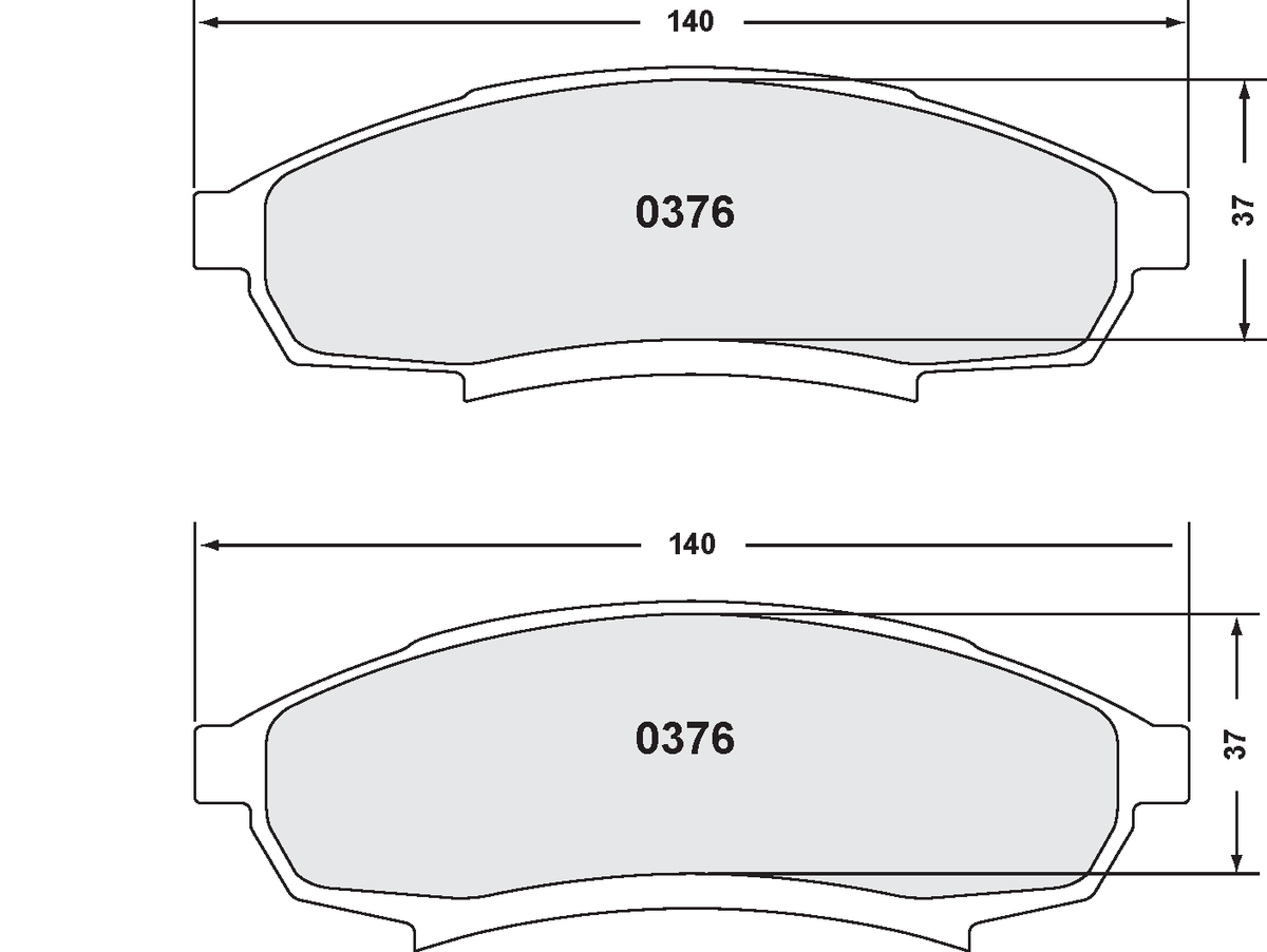 PFC 0376.22 Brake Pads (Z-Rated Compound) Photo-0 