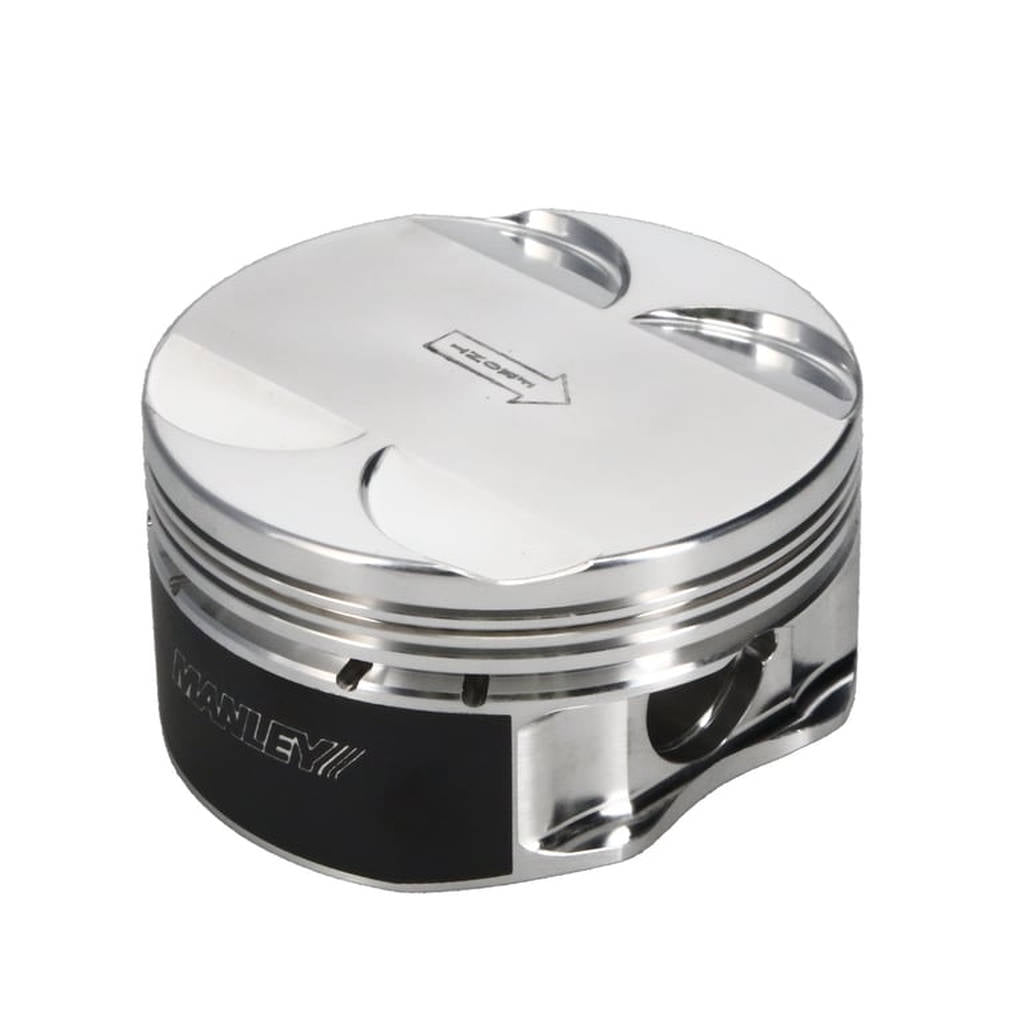 MANLEY 598470C-8 Piston Set (3.700" Bore, 1.165" CH, -2.50 CC) for FORD 5.0L Modular Coyote V8 Photo-0 