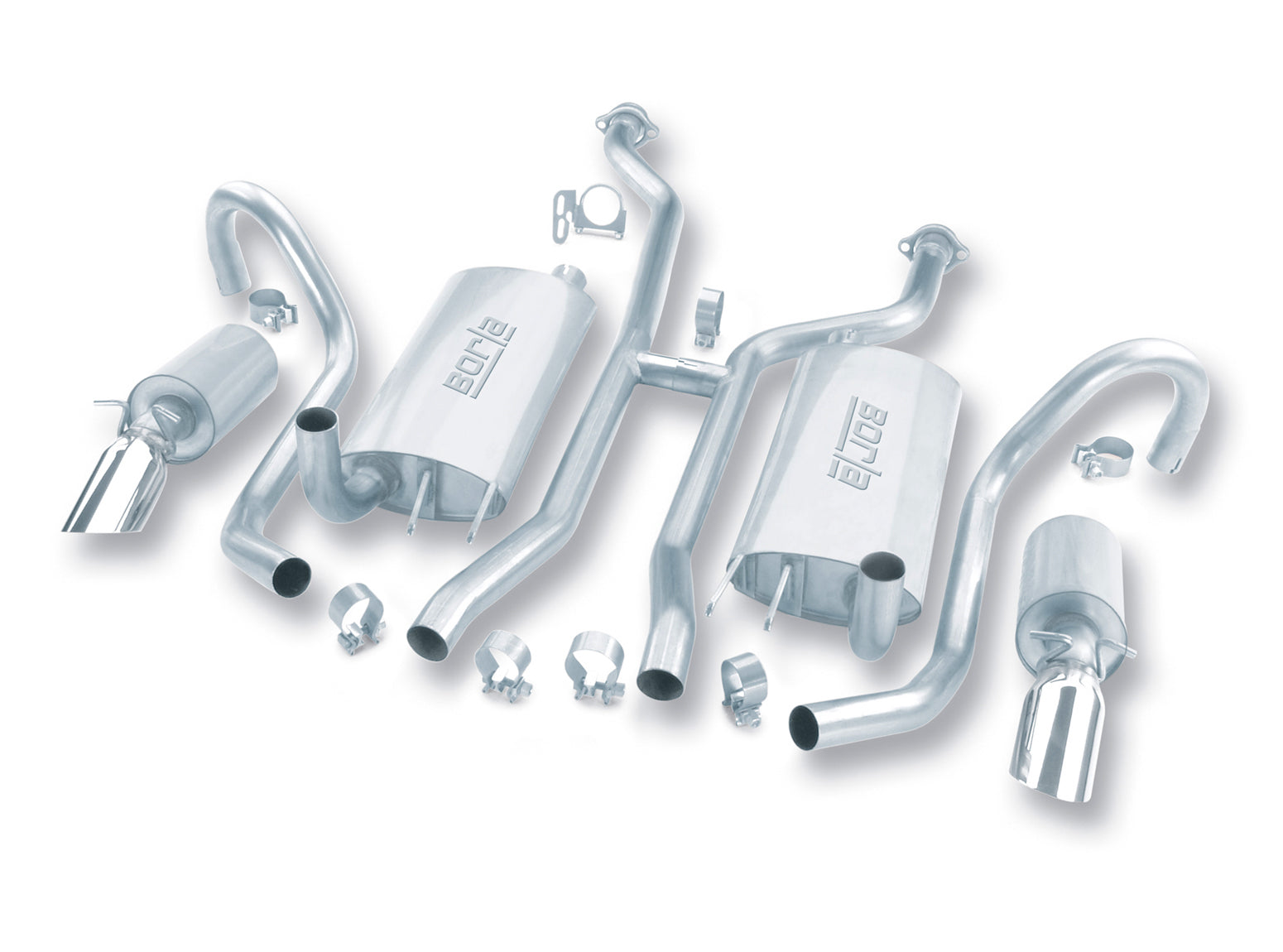 BORLA 14504 Cat Back Exhaust System IMPA / CAP CLASSIC 94-96 SS 5.7L Photo-0 