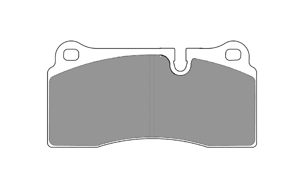 FERODO FCP1281H Rear Brake Pads DS2500 for NISSAN Skyline GT-R (R35) / AUDI R8 / LAMBORGHINI Gallardo Photo-0 