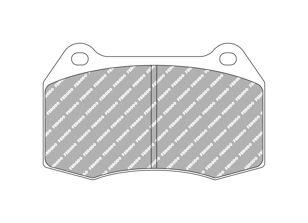 FERODO FCP1298H Front Brake Pads DS2500 for NISSAN GT-R (R33 / R34) / BMW M5 (E34) Photo-0 