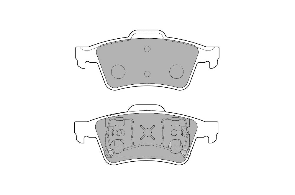 FERODO FCP1540H DS2500 Brake pads rear MAZDA 3 MPS, FORD FOCUS ST Photo-0 