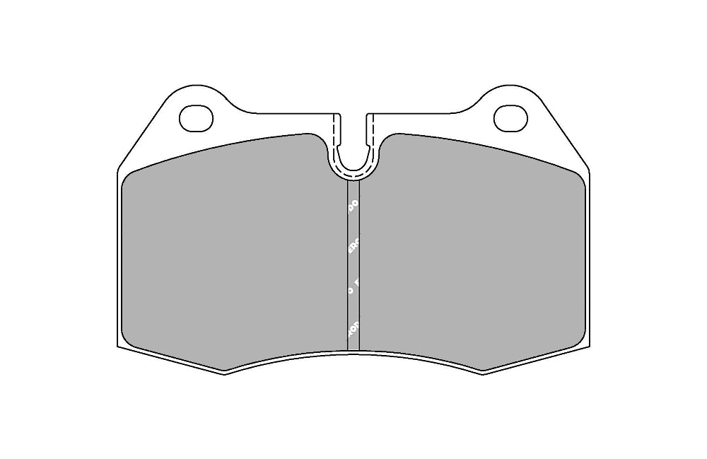 FERODO FCP1561H DS2500 Brake pads front NISSAN 350Z, HONDA INTEGRA DC5 (BREMBO) Photo-0 