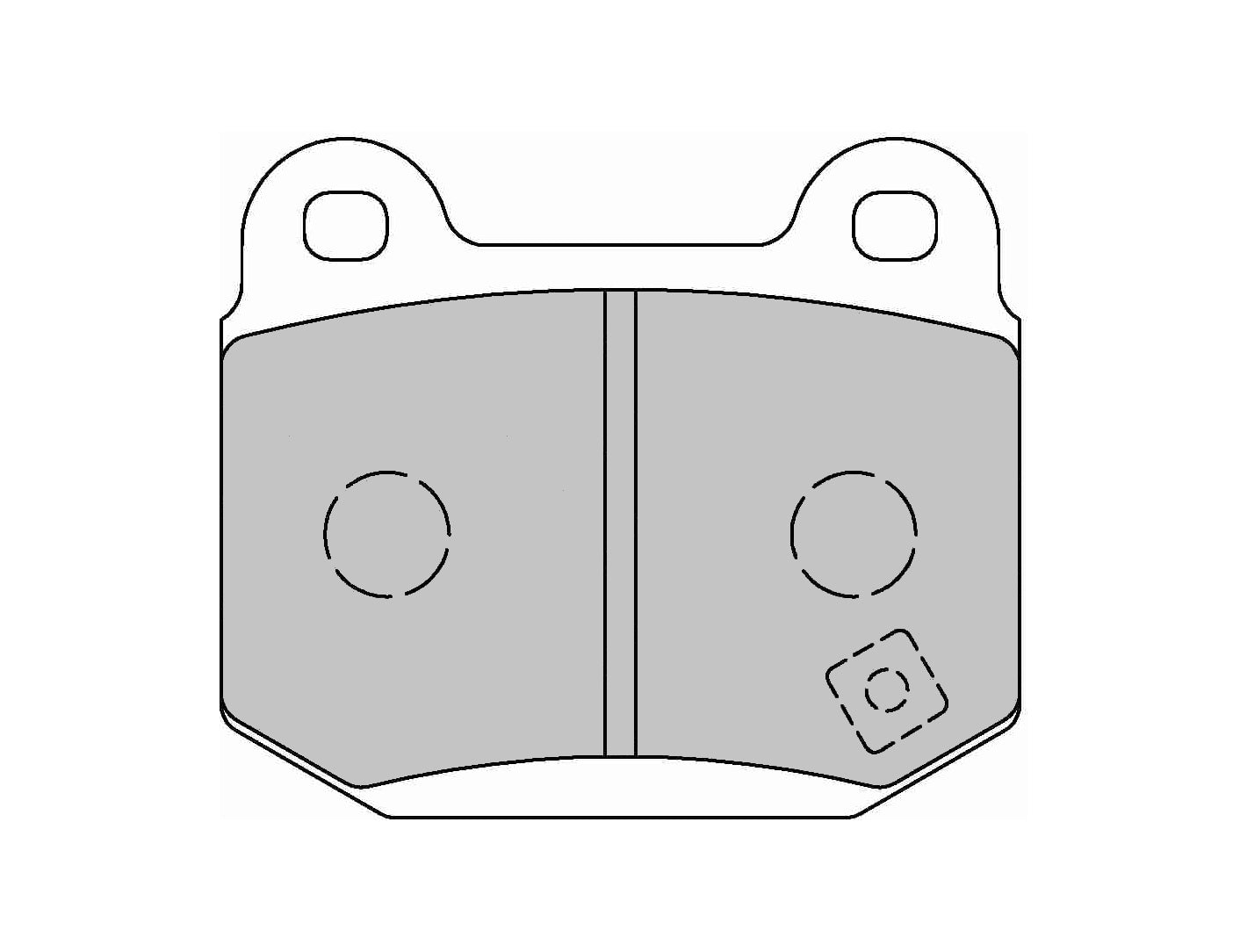 FERODO FCP1562H Rear Brake Pads DS2500 for SUBARU WRX STI (GR) / MITSUBISHI EVO 9 / NISSAN 350Z (Z33) Photo-4 