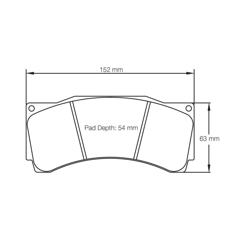 PAGID S1539RSX001 Front Brake Pads RSX for BMW M2 CS Racing / AUDI RS3 LMS TCR Photo-3 