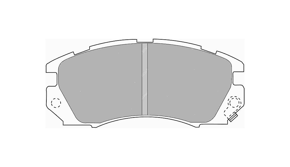 FERODO FDS948 Brake pads front DS2000 for SUBARU IMPREZA MY03-97 Turbo / Legacy MY90-93Turbo Photo-5 