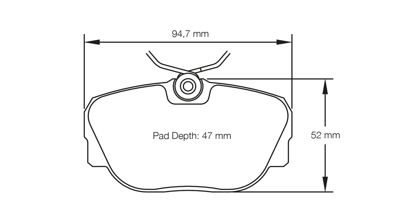 PAGID 1544-RSL29 Front brake pads RSL29 BMW 318is - 325i [E30] Photo-0 