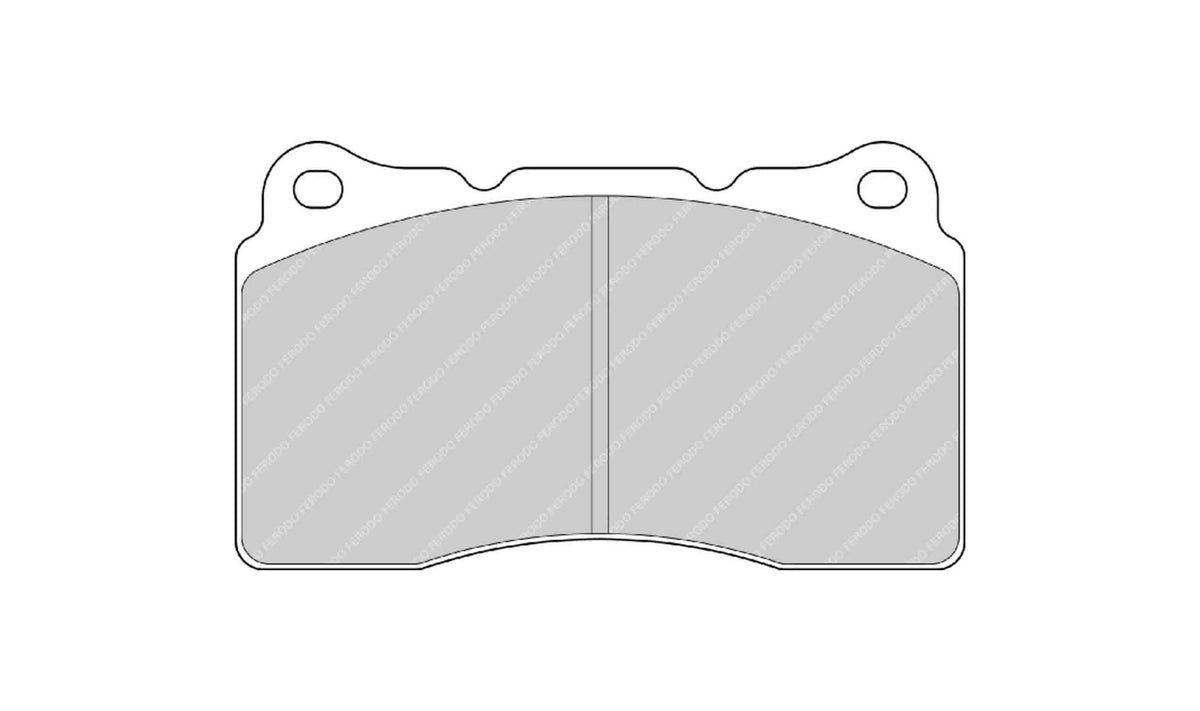 FERODO FRP3067R Front Brake Pads DS3000 for SUBARU Impreza WRX STI (GR / GH / G3) / TESLA Model S Photo-0 
