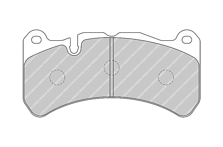 FERODO FRP3100R Front Brake Pads DS3000 for ALFA ROMEO Giulia 2.9 Quadrifoglio (952) / MASERATI Quattroporte V / Gran Turismo Photo-0 