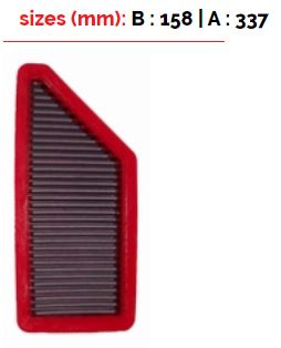 BMC FB199/04 AIR FILTER 158X337 Photo-0 