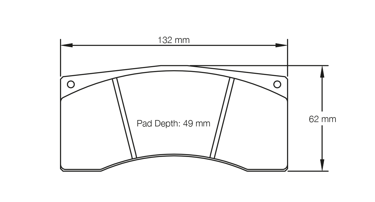 PAGID 1595-RST1 Front brake pads RST2E TOYOTA GT86 2.0 GT R3 Rally / Citroën C3 R5 Photo-0 