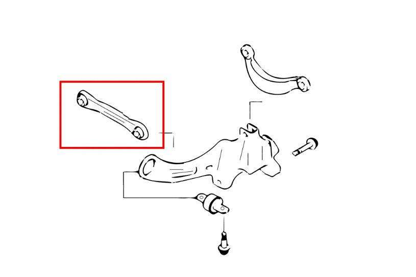 HARDRACE 6319-S FOCUS 96-05 /MAZDA 3 REAR TOE CONTROL ARM (PILLOW BALL) 2PCS/SET Photo-1 