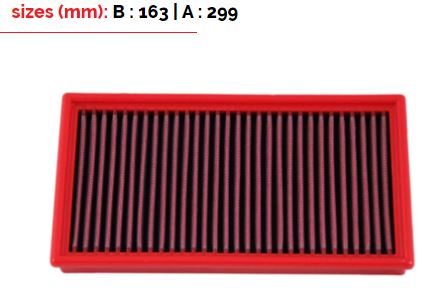 BMC FB994/01 163x259 PANEL AIR FILTER Photo-0 