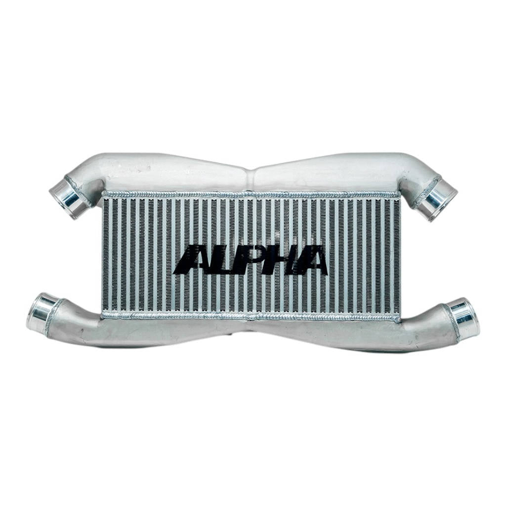 AMS ALP.07.09.0007-2 Front Mount Intercooler for Stock IC Piping (with logo) for NISSAN R35 GT-R Photo-0 