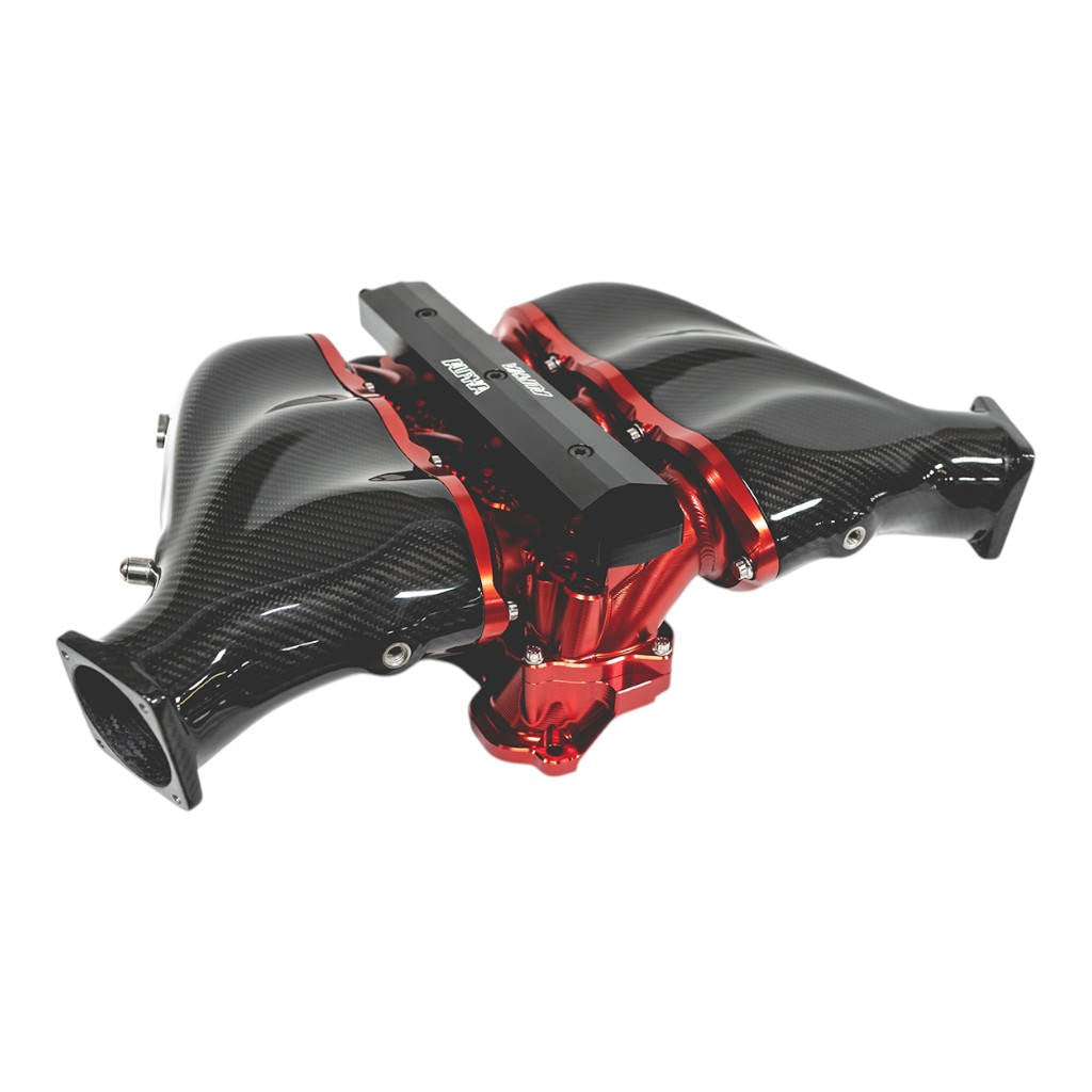 AMS ALP.07.08.0101-2 Billet Intake Manifold w / Secondary Fuel Rail 12 Injector Clear for NISSAN GT-R (R35) Photo-8 