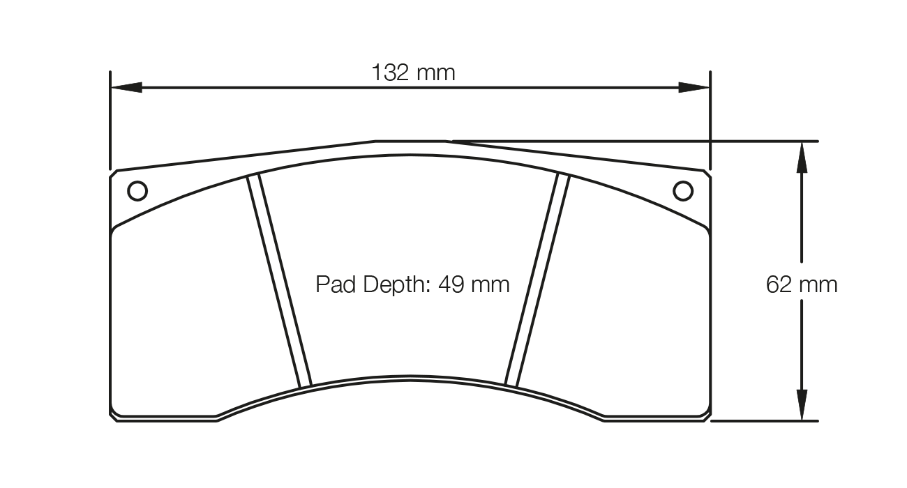 PAGID 1674-RSL19 Rear brake pads RSL19 BMW M4 GT4/M6 GT3 [race car] / PORSCHE 991.2 GT3 R [race car] Photo-0 