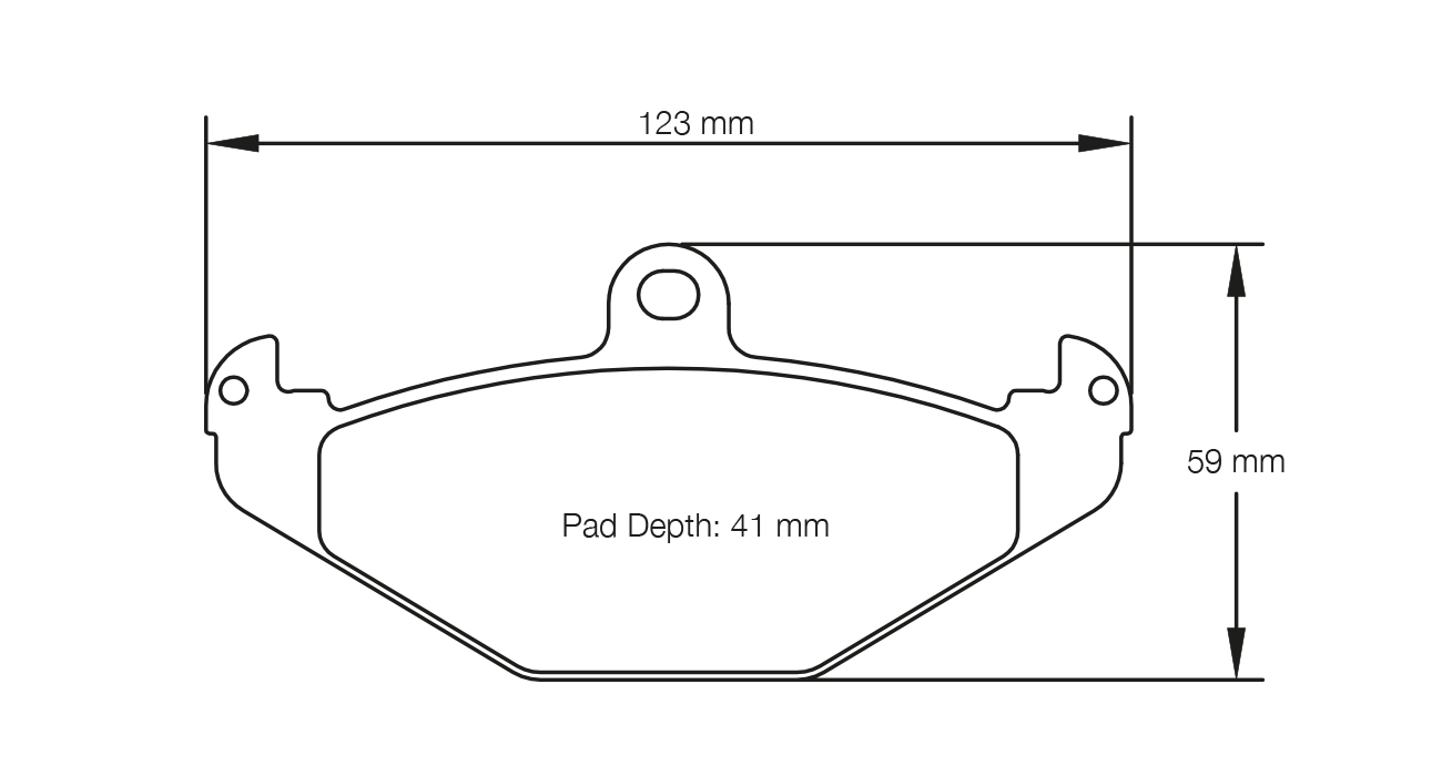 PAGID 1682-RS14 Rear brake pads RS14 LOTUS Exige V6 Sport 360 Cup Photo-0 