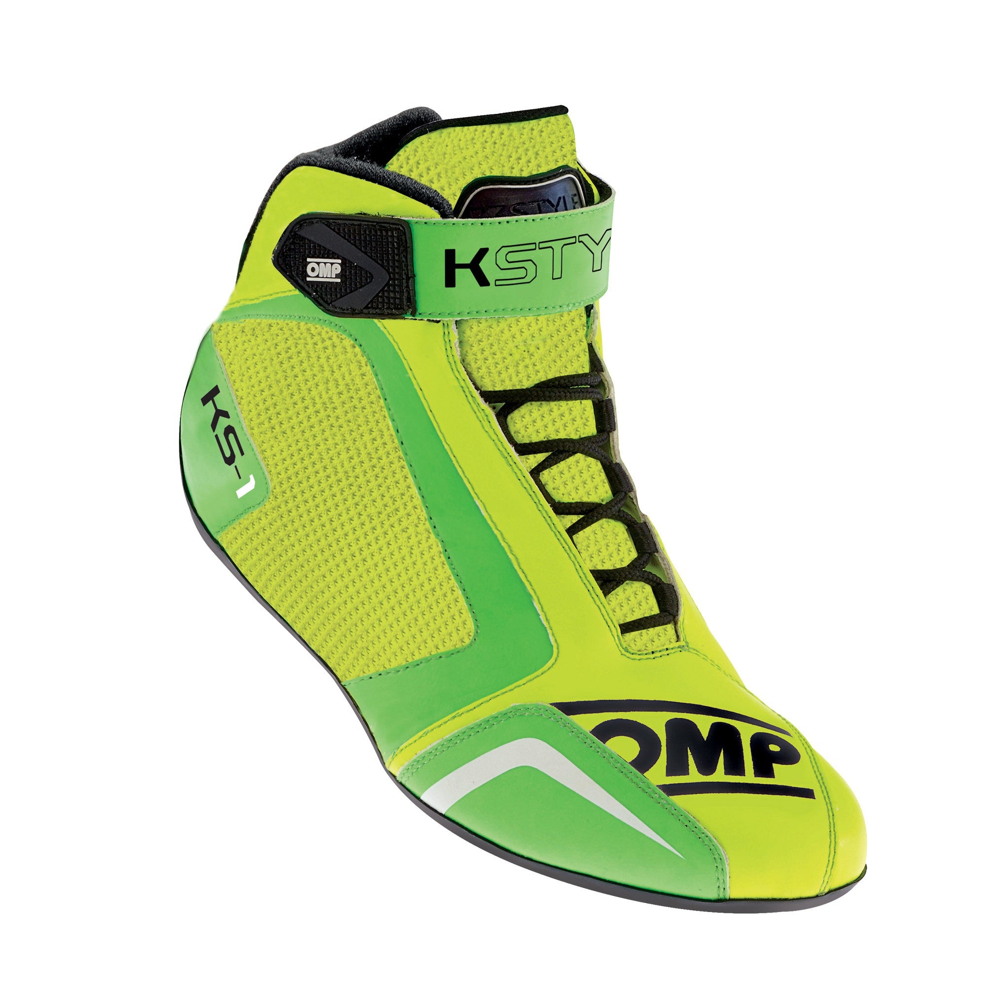 OMP KC0-0815-A01-058-38 (IC/81505838) Kart shoes KS-1, yellow/green, size 38 Photo-0 
