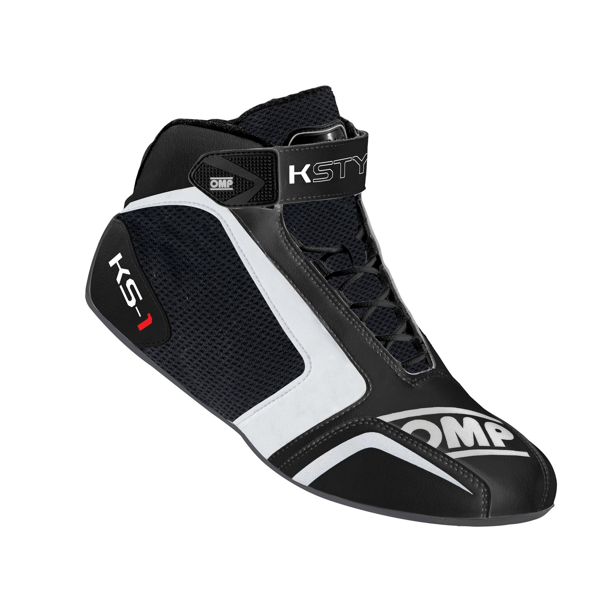 OMP KC0-0815-A01-070-40 (IC/81507040) Kart shoes KS-1, black/white, size 40 Photo-0 