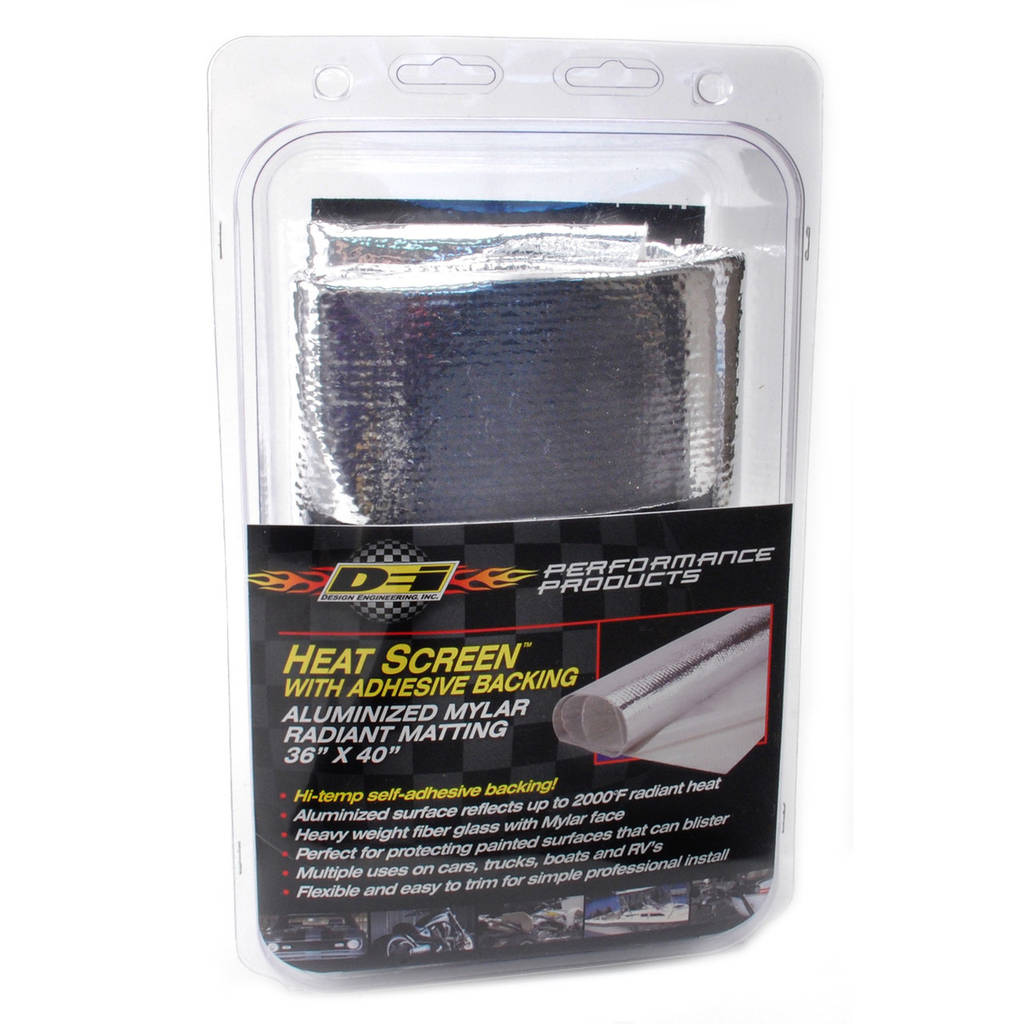 DEI 010090 Heat Screen ™ Mylar Radiant Glass Fiber Matting w/Adhesive Backing 36" x linear foot Photo-2 
