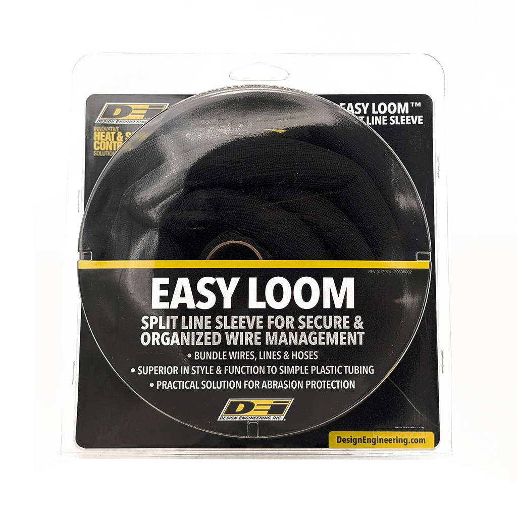 DEI 010655 Split Wire Sleeve Easy Loom 19mm-3/4" x 10' Black Photo-4 