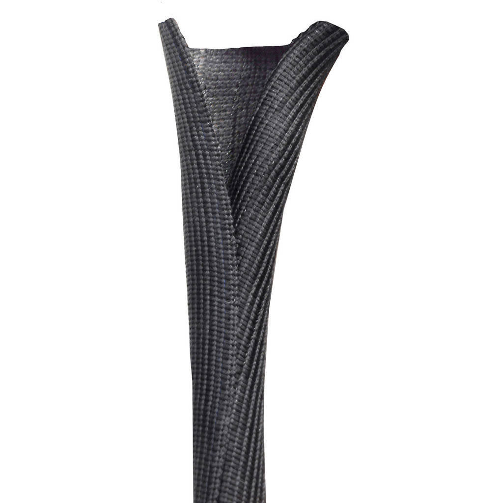 DEI 010655 Split Wire Sleeve Easy Loom 19mm-3/4" x 10' Black Photo-6 