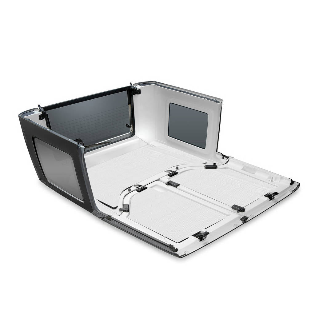 DEI 050136 Sound Deadening Headliner JEEP Wrangler 2007 to 2010 2 Dr 3-pc White Photo-1 