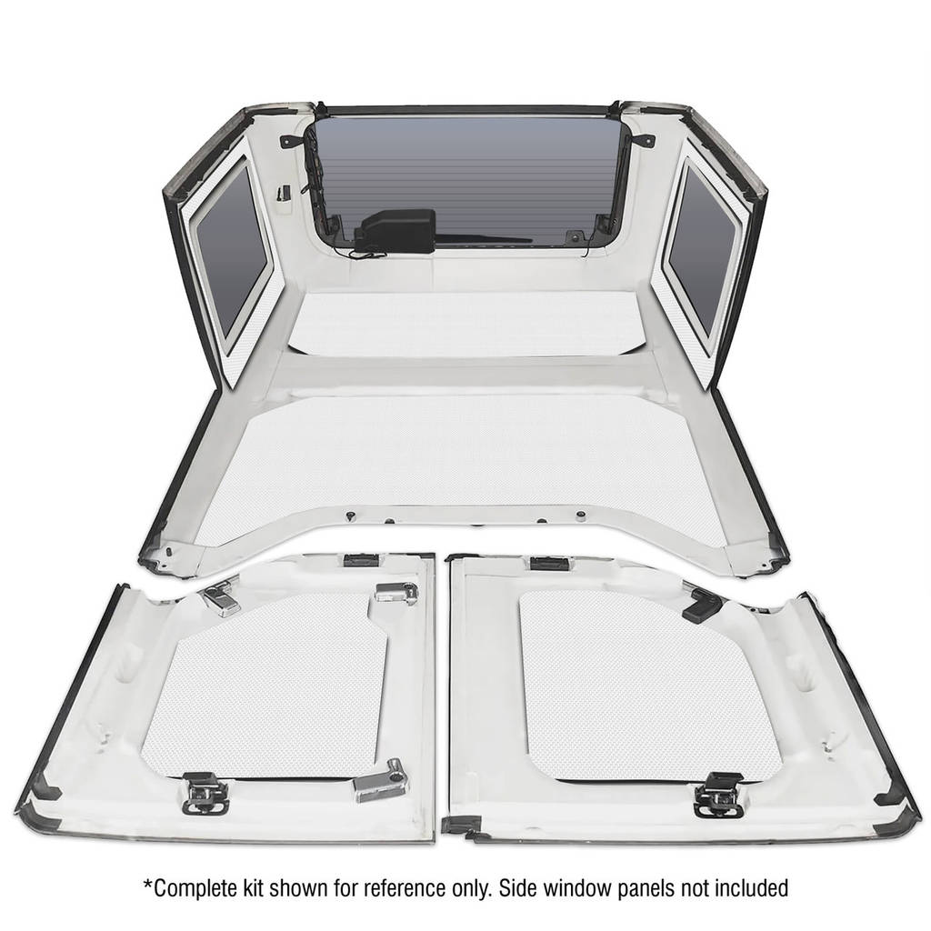 DEI 050141 Sound Deadening Headliner JEEP Wrangler 2011-up 4 Dr 4-pc White Photo-1 