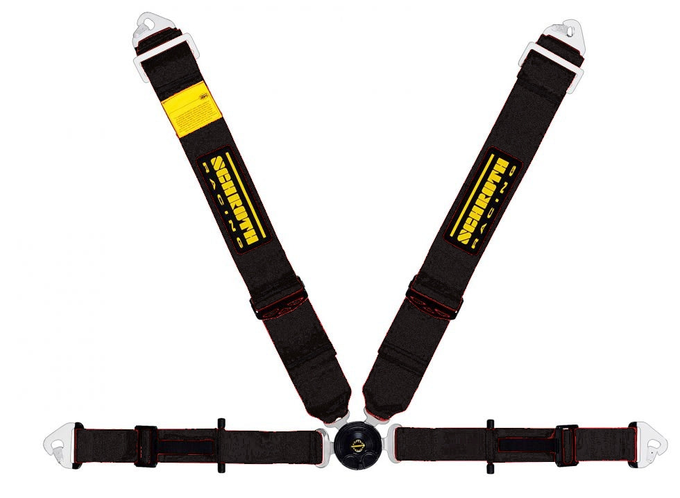 SCHROTH 25000 Seat belt 4-point right PROFI II asm and belt suspender (black) Photo-0 
