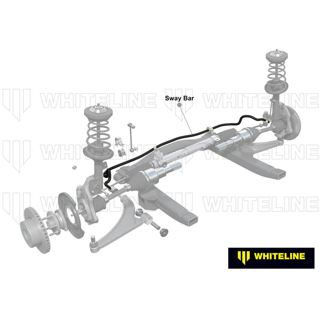 WHITELINE BFF55Z Front Sway Bar - 33mm 4 Point Adjustable for Mustang S197 Photo-1 