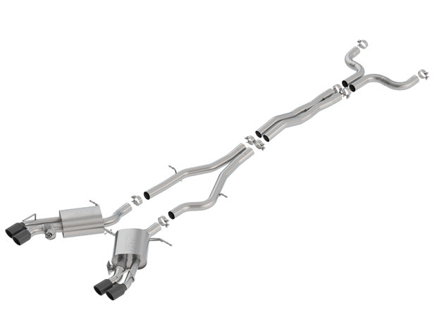 BORLA 140754BC Exhaust system "S-TYPE" for CADILLAC CTS-V 6.2L RD X 6.00 " Photo-0 