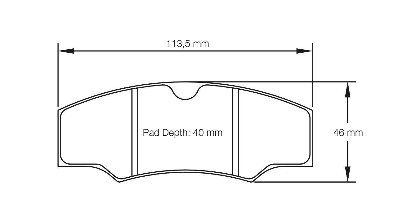 PAGID 1749-RSH42 Brake pads RSH42 AP Racing CP2361 / CP2340 D40/D48 Photo-0 