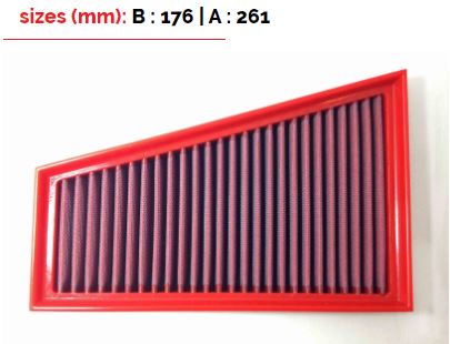 BMC FB762/20 176X261 PANEL AIR FILTER MERCEDES Photo-0 