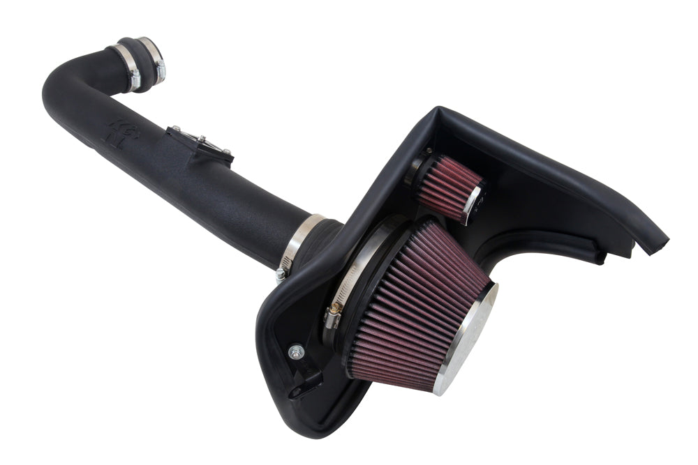 K&N 63-3083 Performance Air Intake System AIRCHARGER; CADILLAC ATS L4-2.5L F/I, 2013-2015 Photo-0 