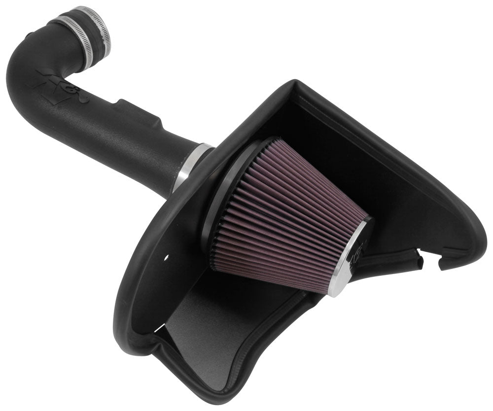 K&N 63-3094 Performance Air Intake System AIRCHARGER; CHEVROLET CAMARO V6-3.6L F/I, 2016-2017 Photo-0 