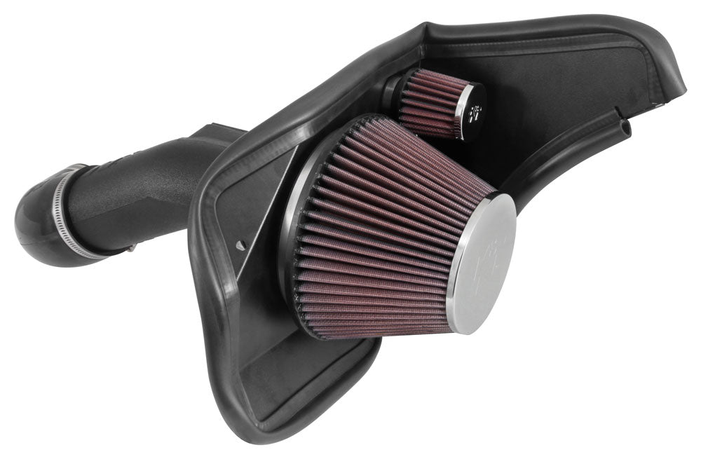 K&N 63-3084 Performance Air Intake System AIRCHARGER; CADILLAC ATS V6-3.6L F/I, 2013-2017 Photo-0 