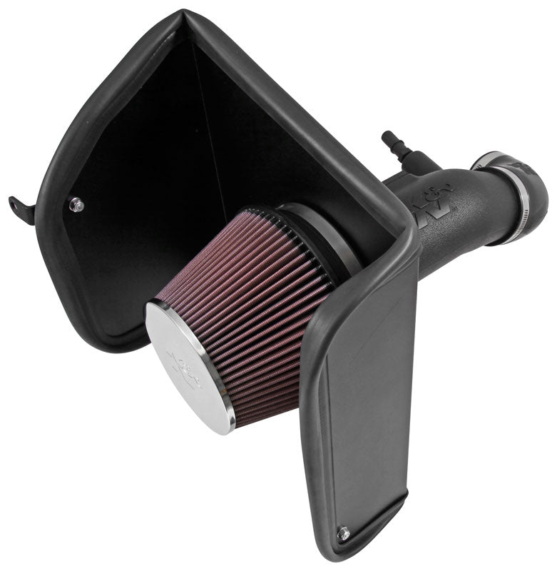 K&N 63-3089 Performance Air Intake System AIRCHARGER; CHEVY COLORADO/GMC CANYON L4-2.5L F/I, 15-17 Photo-0 