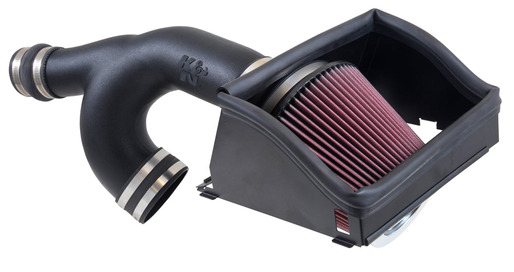 K&N 63-2593 Performance Air Intake System AIRCHARGER; FORD F150 V6-2.7L F/I, 2015-2018 Photo-0 