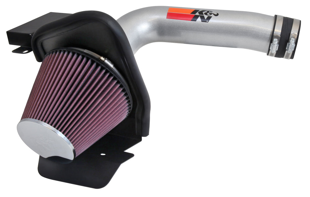 K&N 77-2587KS Performance Air Intake System PERF. INTAKE KIT; FORD EXPLORER L4-2.0L F/I, 2014-2017 Photo-0 