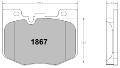 PFC 1867.10 Front Brake Pads for TOYOTA GR Supra Mk5 / BMW G-series (G20 / G30 / G31/ G32 / G11 / G12 / G01 / G02 / G05 / G29) (Z-Rated Compound) Photo-0 
