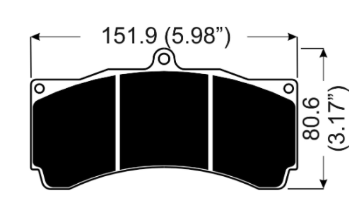 AP RACING CP3558D54-ST47 PAD SET (4)-25.00T Photo-0 