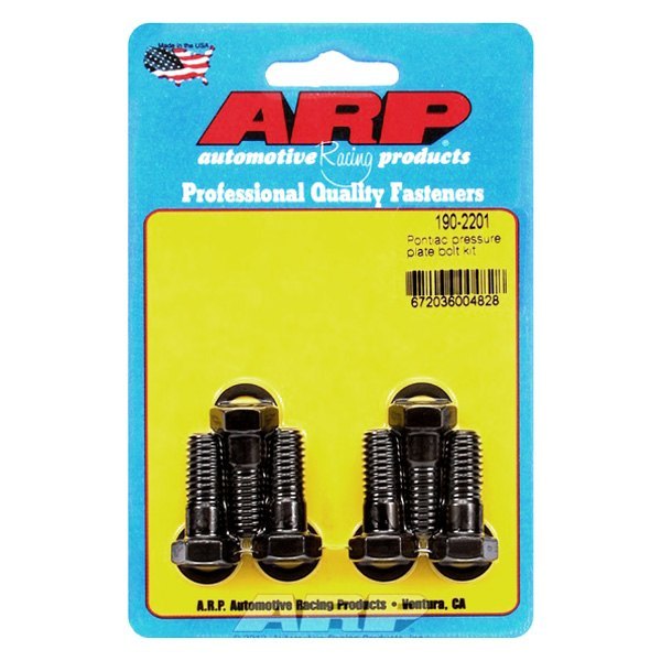 ARP 190-2201 Pressure Plate (Clutch Cover) Bolt Kit for Pontiac 350-455 V8. hex Photo-0 